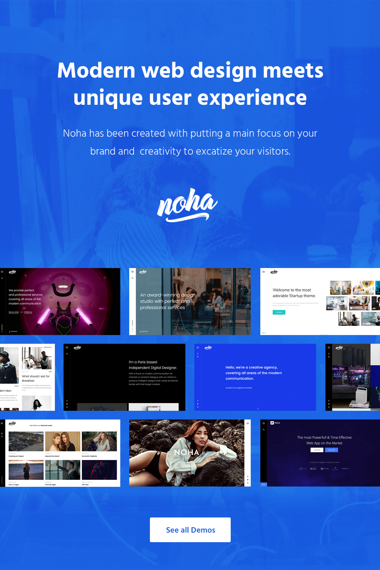 Noha - A modern Agency WordPress Theme for Creatives - 4