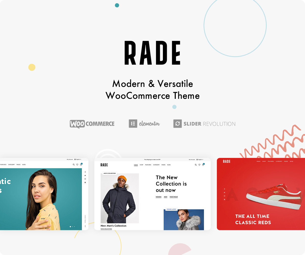 Rade - A Modern & Versatile WooCommerce Theme - 5